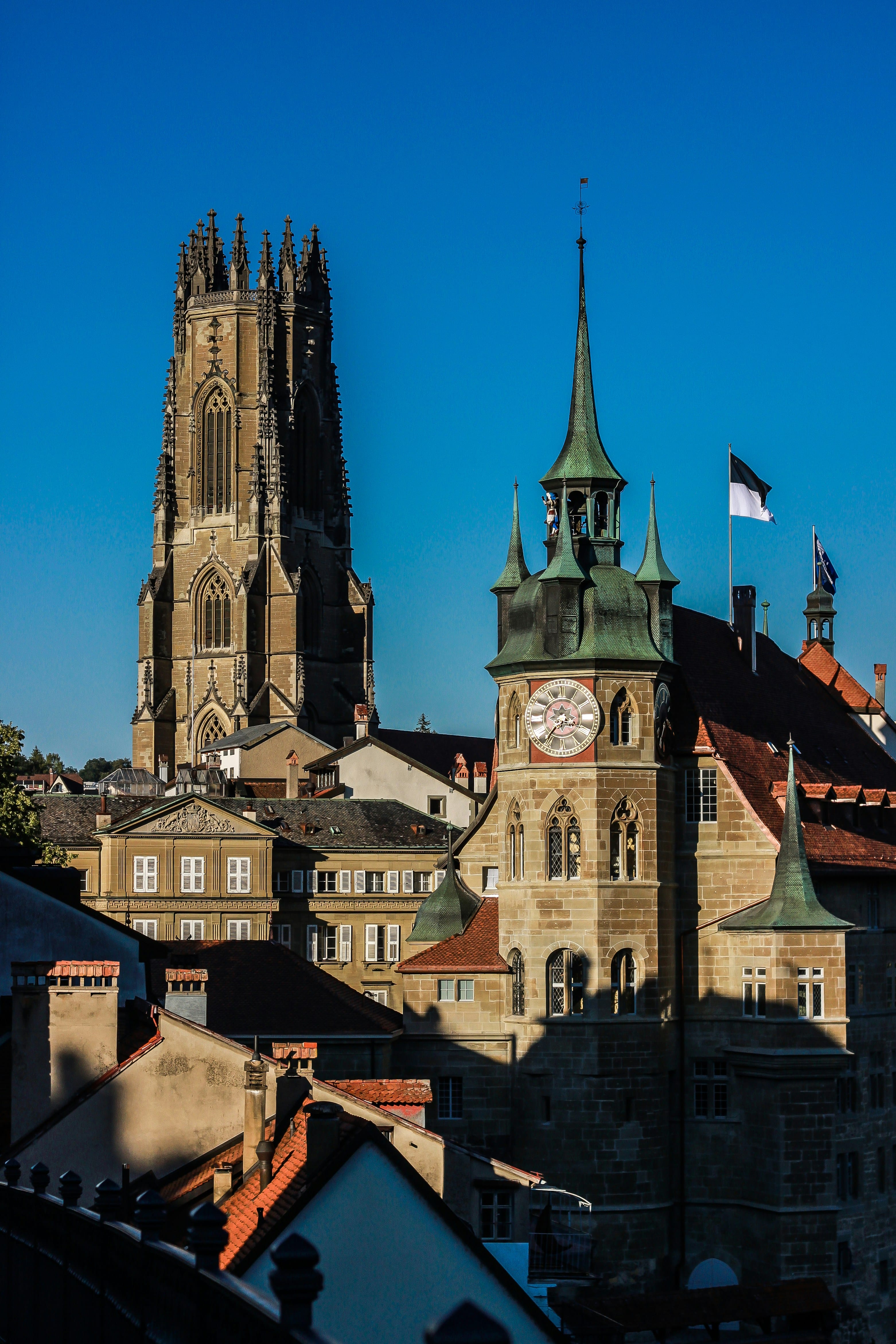 St Nicholas Cathedral is a landmark building in Fribourg